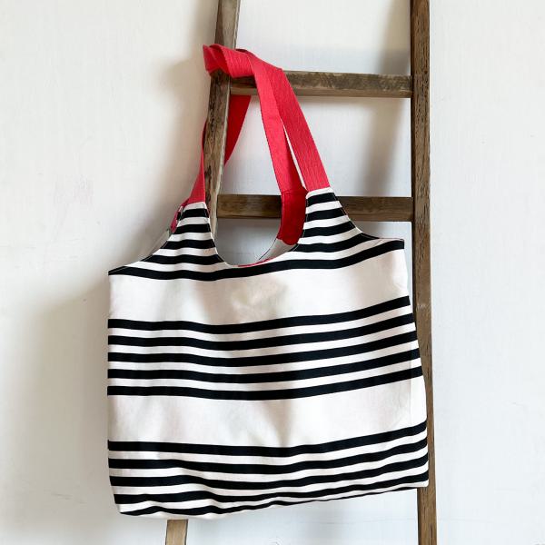 Tasche 'Strawberry & Stripes'